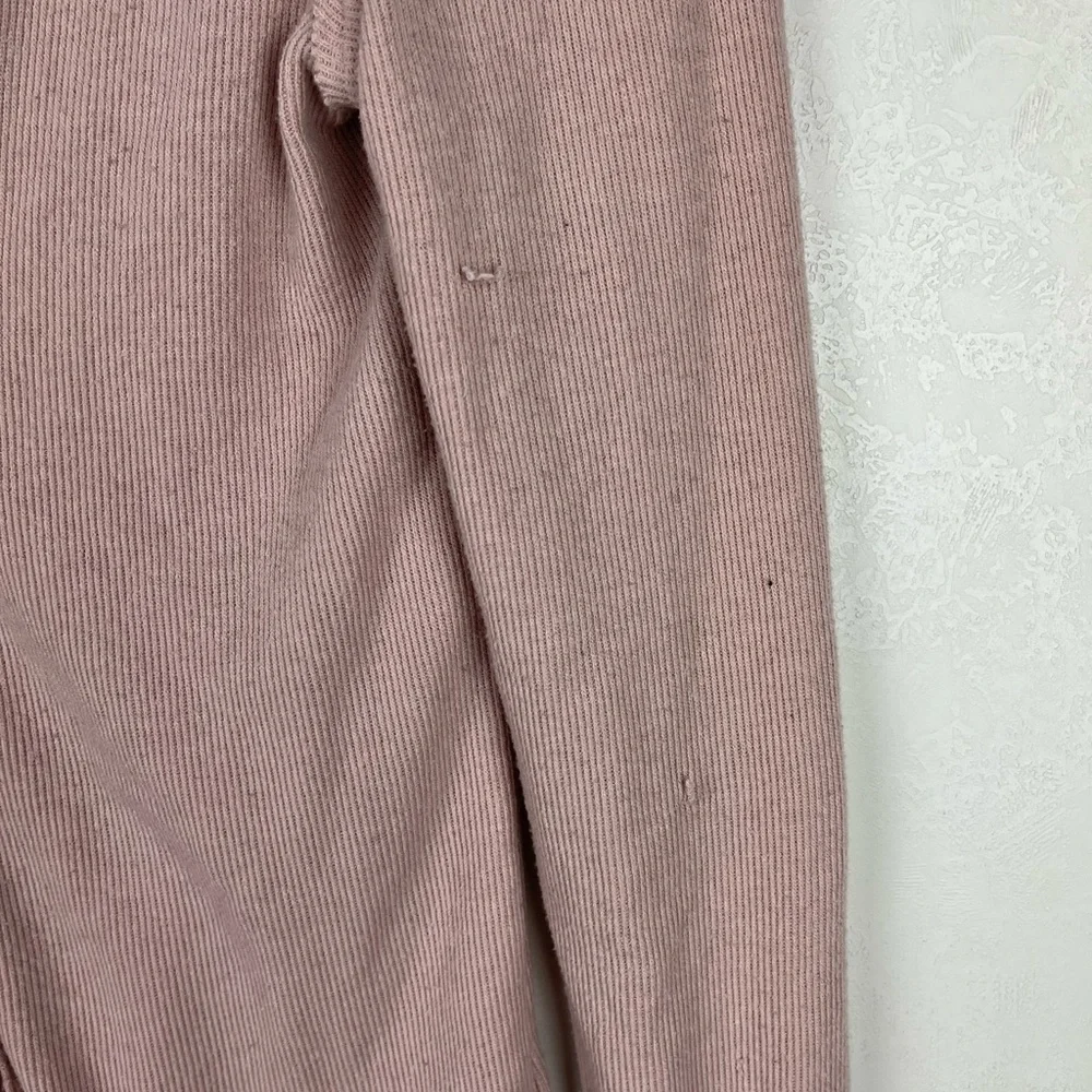 We The Free Call Me Cardigan Sweater Pink V-neck Button Front Long Sleeve Medium - Picture 5 of 12